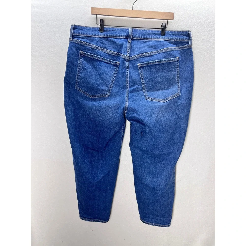 Old Navy O.G.‎ Straight Jeans Womens 20 Blue High Rise Stretch Denim 3345